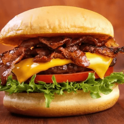 Hamburguesa con Queso & Tocineta