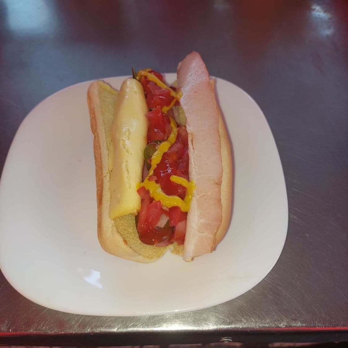Hot Dog Queso Y Tocino