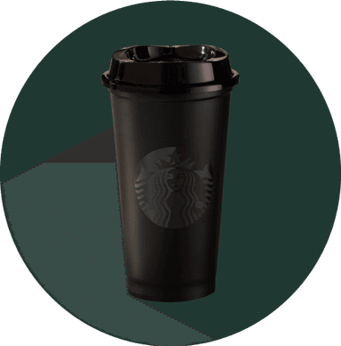 Vaso Reutilizable Negro 16oz