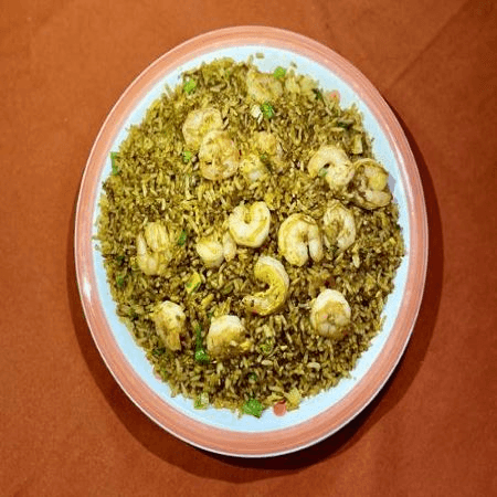 25--Arroz Frito  con Camarones