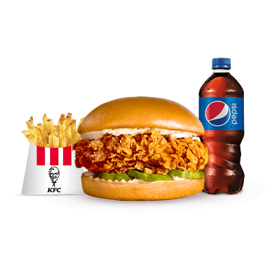 Combo  Kentucky Chicken Sandwich Original