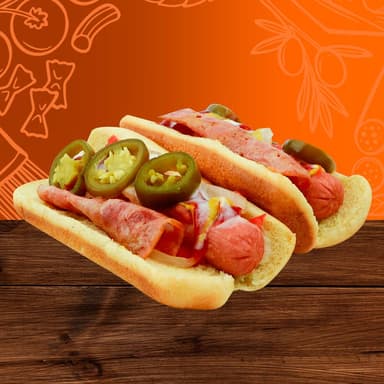 Hot Dogs Con Tocino 2 Pz