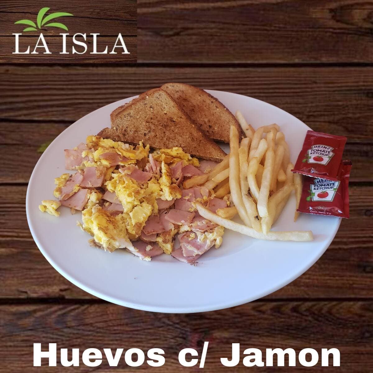 Huevos Revueltos con Jamon