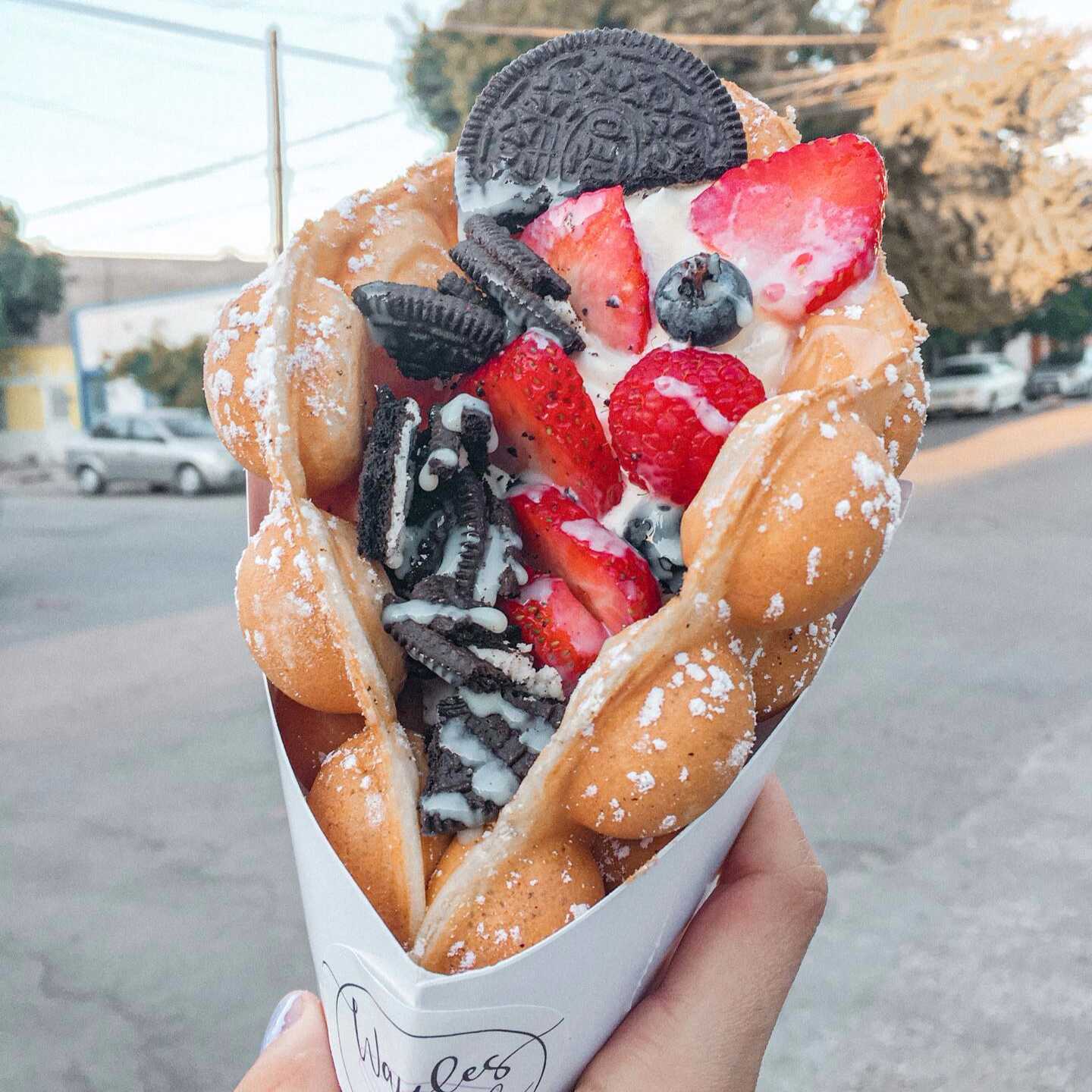 Waffle de Frutos Rojos