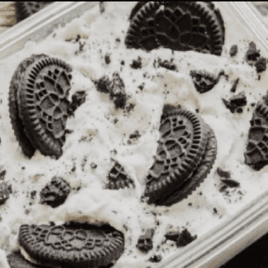 Helado de oreo