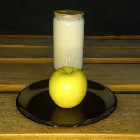 Licuado de Manzana de Medio Litro