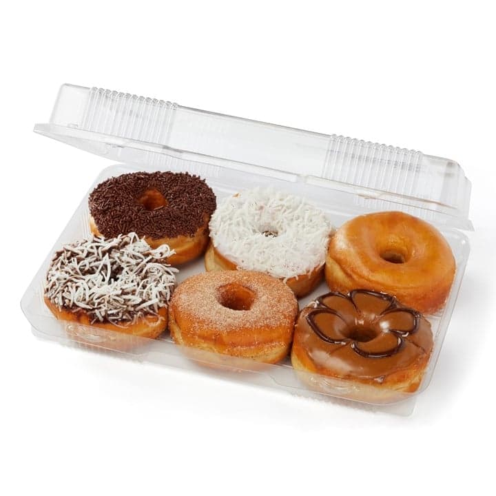 Charola de 6 Donas de Levadura