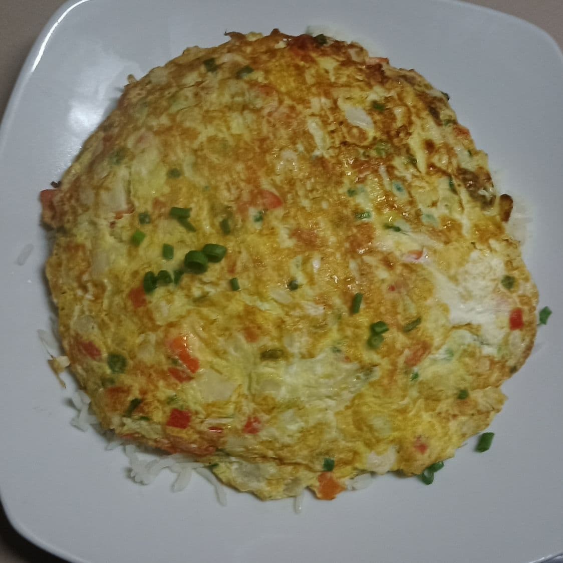 Tortilla de Verdura con 100 g de Pollo
