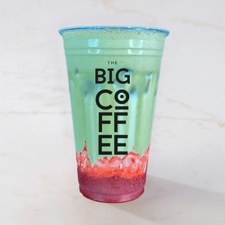 Matcha Fresa Latte
