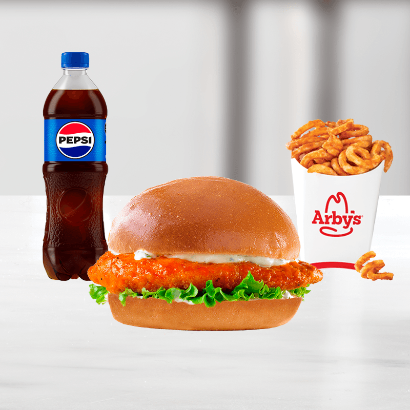 Buffalo Chicken Stack (Medium Combo Meal)