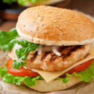 Hamburguesa Pollo-queso
