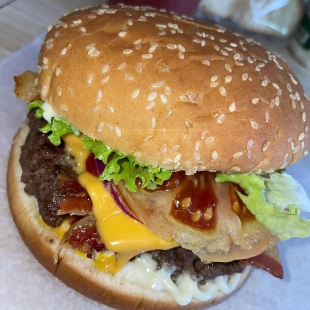 Hamburguesa Hawaiana.