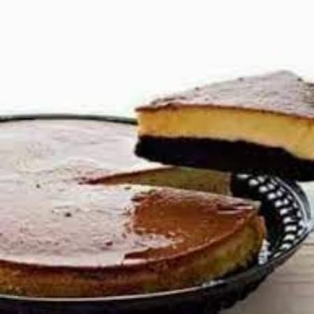 Chocoflan (rebanada)