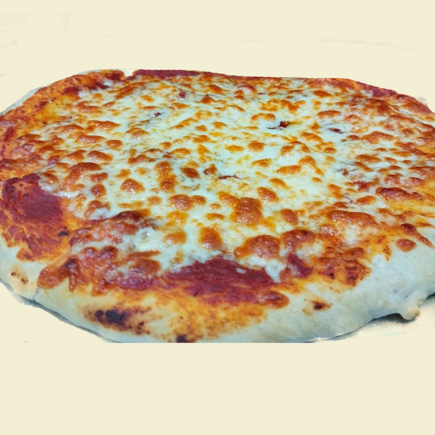 Pizza grande de queso