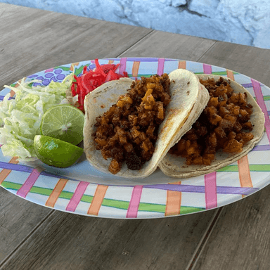 Taco de Chorizo con Papas