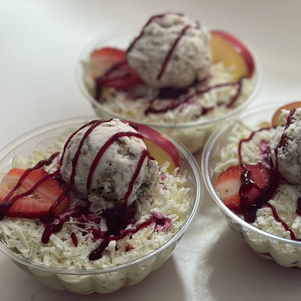 Ensalada de Frutas Junior con helado