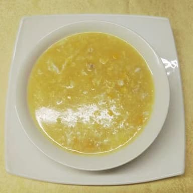 Crema de maíz con Pollo