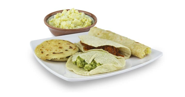 Gordita de papa con huevo
