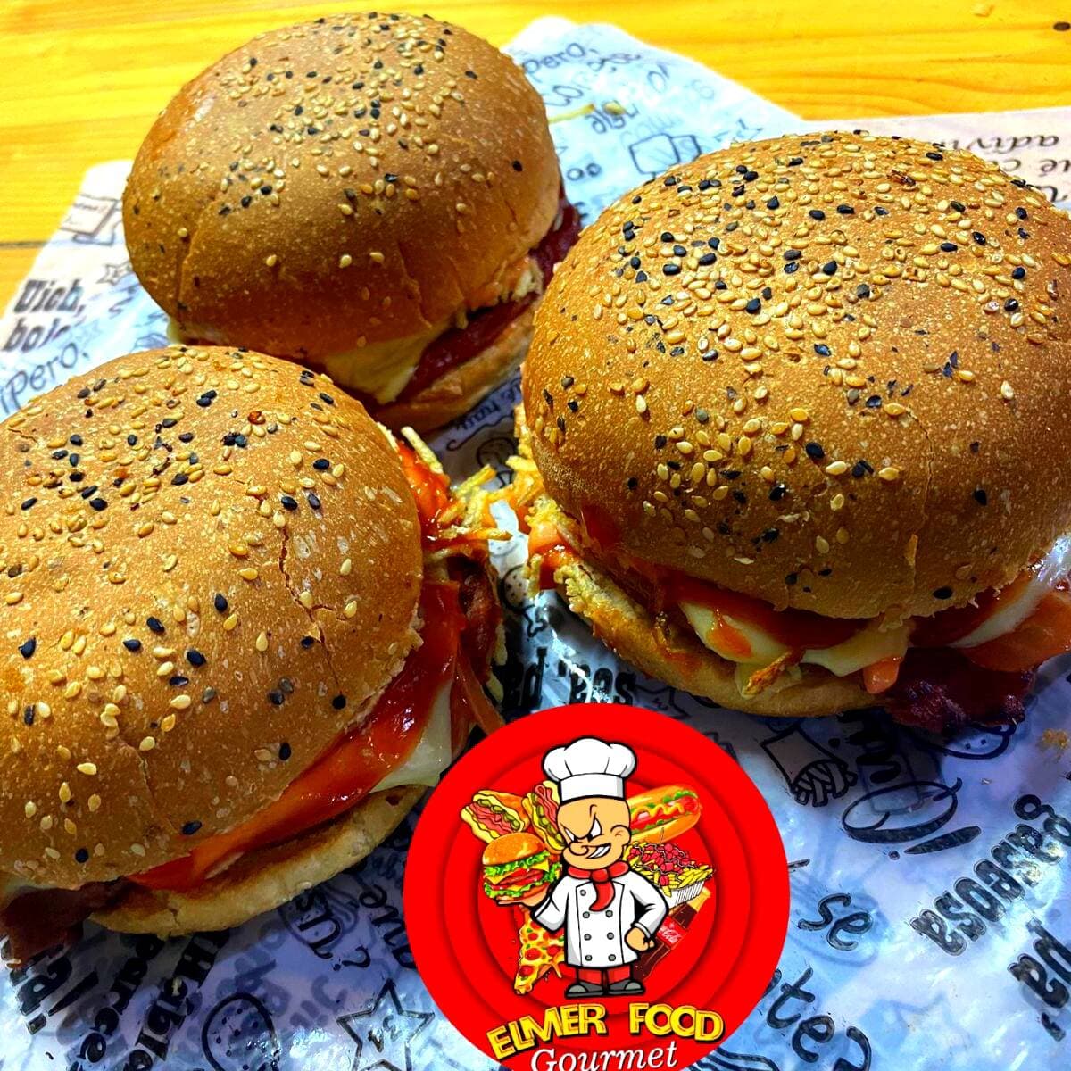 ElmerBurger X 3