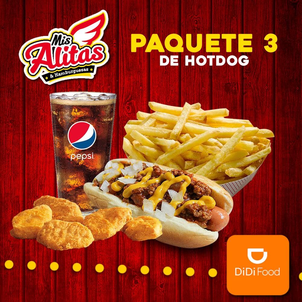 Paquete #3 de Hot-Dog