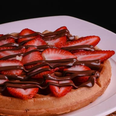 Waffle NUTELLA con Fresas