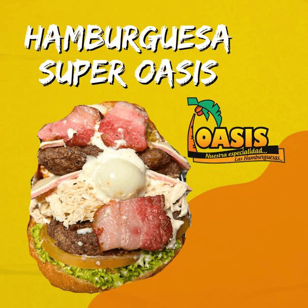 Hamburguesa Súper Oasis