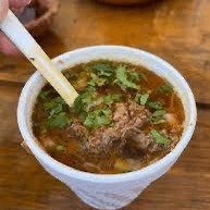 CONSOME CON CARNE VASO CHICO 6 ONZAS!