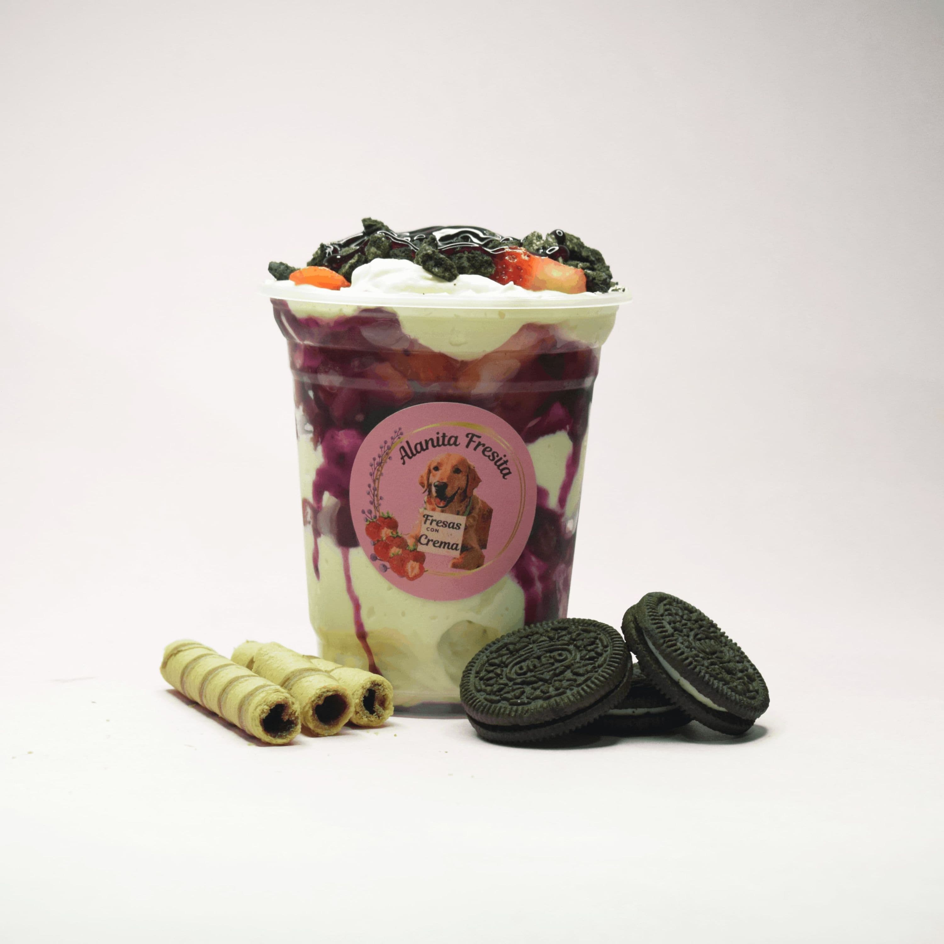 Fresas con Crema 12 oz