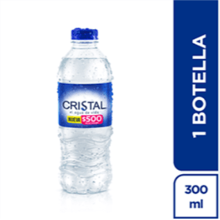Agua cristal 300 ml