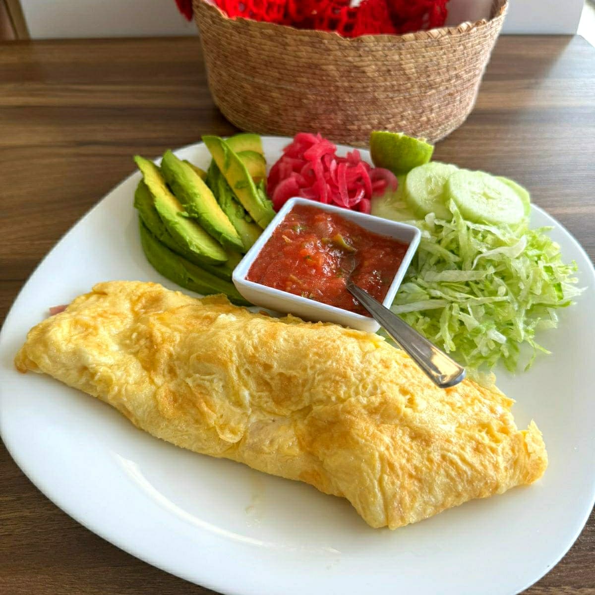 Desayuno Omelette de Jamón & Queso