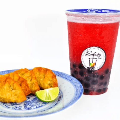 Bubble Tea + Siu Kao Frito 3 Uds