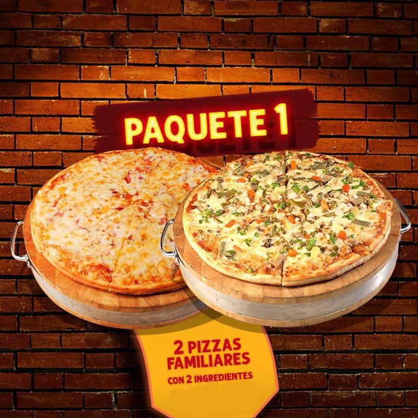 Combo #3 - (2 Pizzas Familiares)