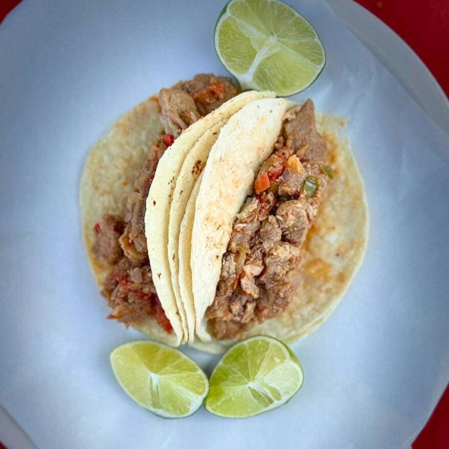 Taco Bistec ala Mexicana