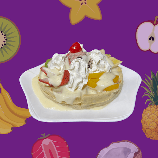 Waffle Fresh Fruits