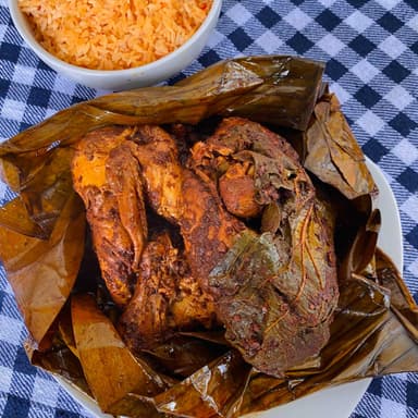 Pollo en barbacoa roja