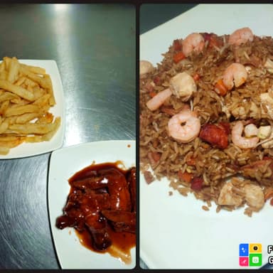 COMBO PERSONAL CON ALITA BBQ + PAPA FRANCESA