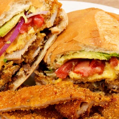 🍔 Torta de Milanesa de Pollo