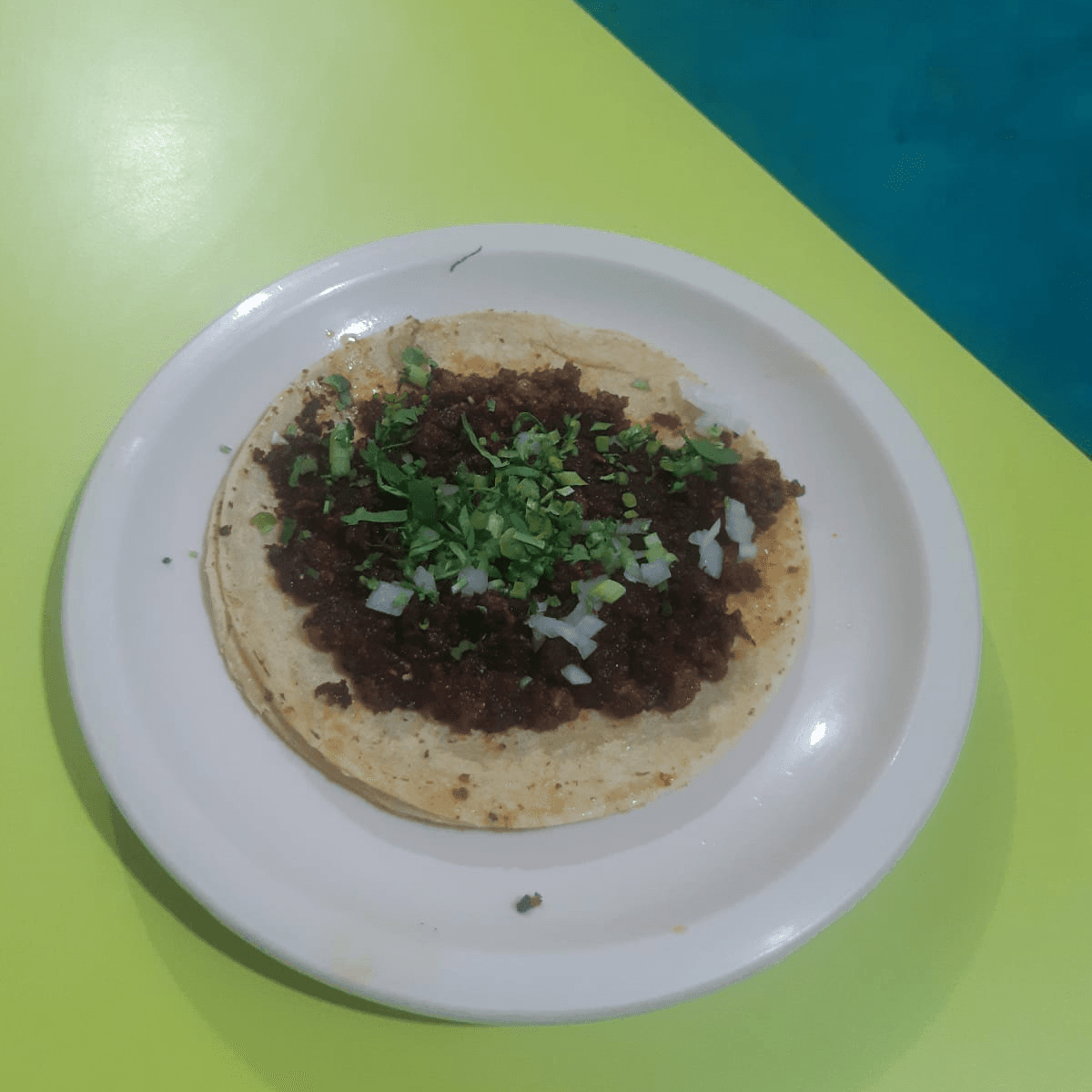 Taco de Chorizo