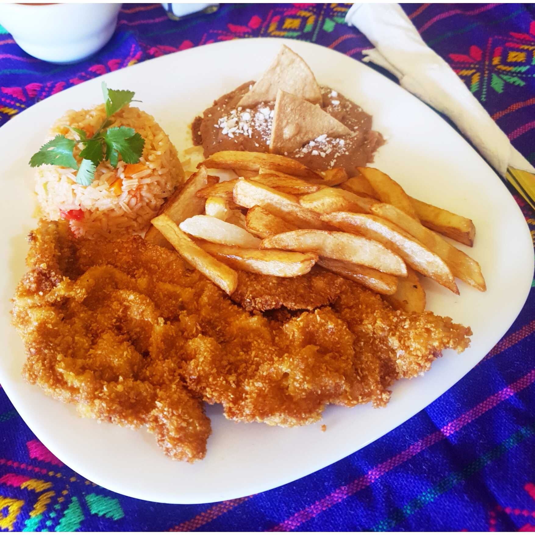 Milanesa con Papas
