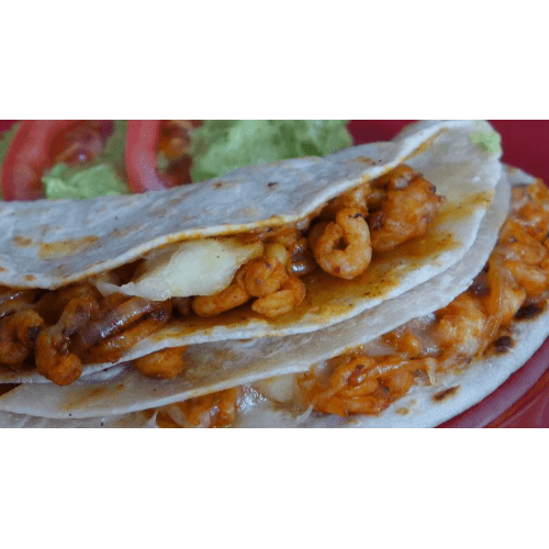 Quesadilla de camarón