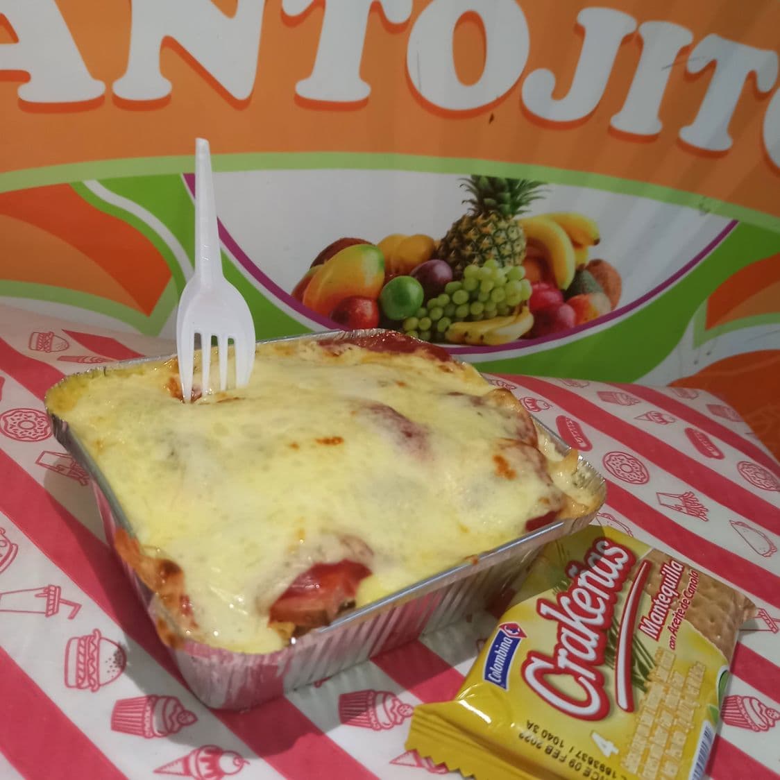 Lasagña Pollo con Champiñones grande