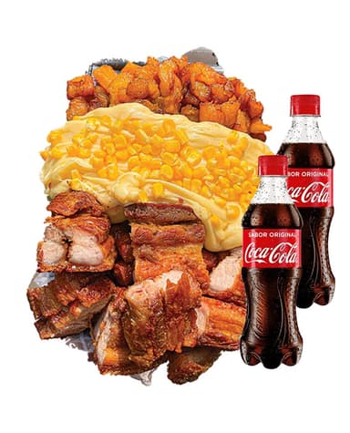 Chicharron Maduro 2 Personas + 2 Bebida Gratis