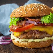 Hamburguesa de Res con Queso