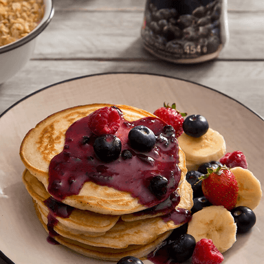 Pancakes con Jalea de Arándanos