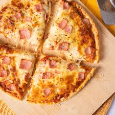 pizza personal jamon y queso