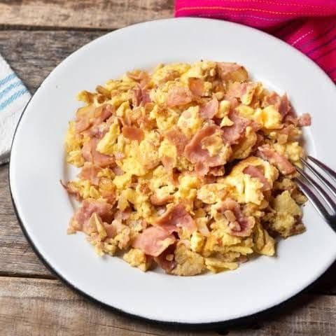 Huevo con Jamón