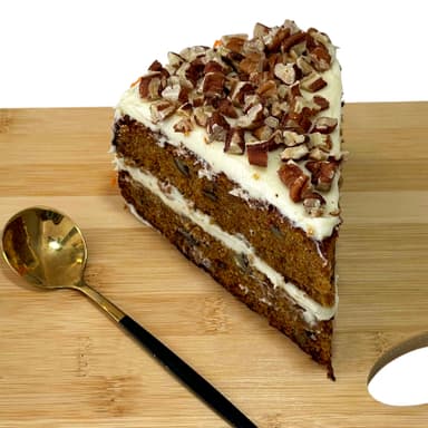 Pastel de Zanahoria Artesanal con Nuez