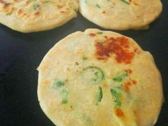 Pupusa de chile panameño y queso