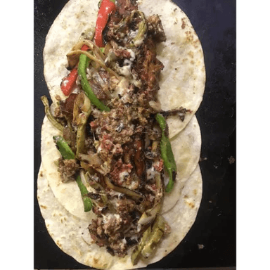 Queso carne campechano