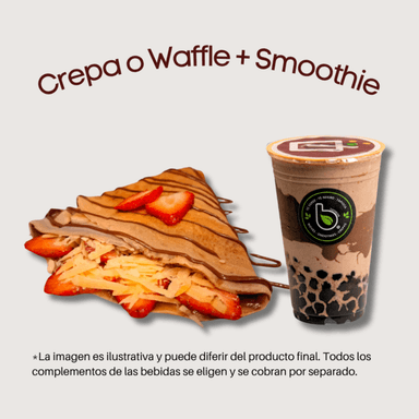 Combo Crepa o Waffle + Smoothie